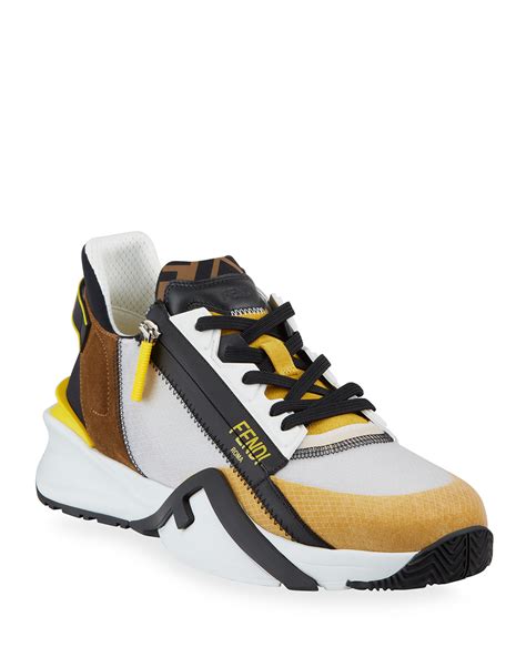 fendi multicolor leather sneakers|neiman marcus fendi.